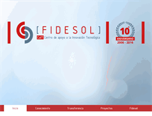 Tablet Screenshot of fidesol.org
